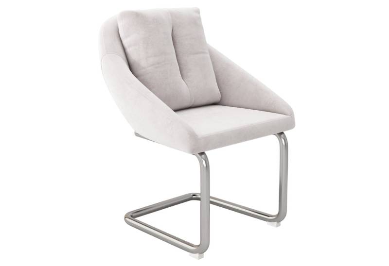 OKWISH Esszimmerstuhl Schwingstuhl, Polsterstuhl (Freischwinger, 2 St), mit ergonomischen Design, robustem Metallgestell von OKWISH