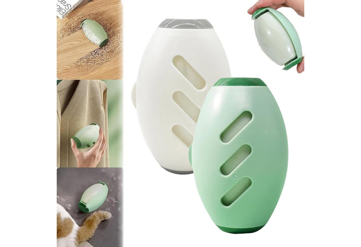 OKWISH Fusselroller Mini Wiederverwendbarer Fusselentferner 2er Set, mit starker Klebekraf abwaschbar für Kleidung Sofa Bett Teppich OKWISH Fusselroller Mini Wiederverwendbarer Fusselentferner 2er Set, mit starker Klebekraf abwaschbar für Kleidung Sofa Bett Teppich von OKWISH