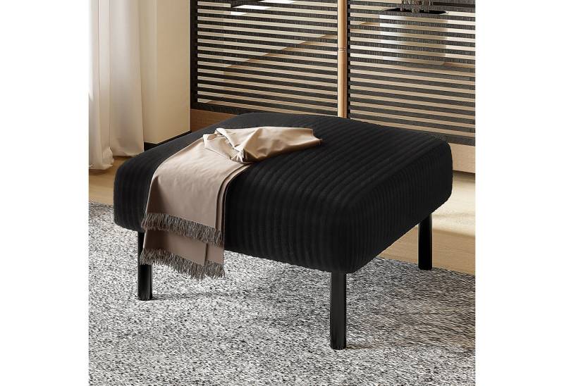 OKWISH Fußhocker Sitzhocker Polsterhocker (mit Metallgestell, 1 St., vielseitig nutzbar als Sitzhocker, Fußbank oder Beistelltisch), Ein Stück von OKWISH