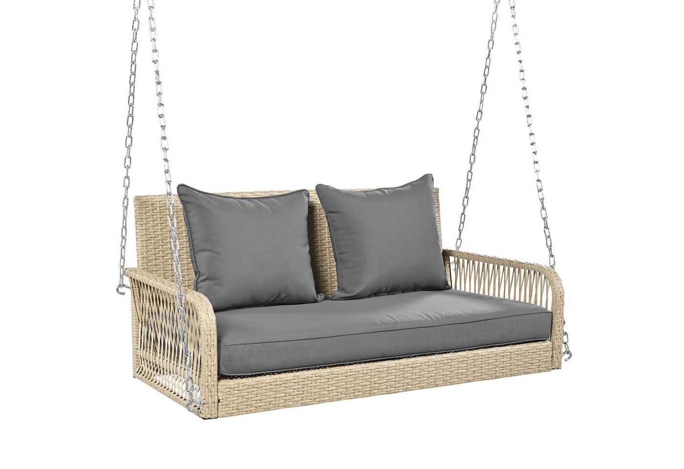 OKWISH Gartenlounge-Set Gartenmöbel-Set, Gartenschaukel, mit Sitzkissen und Rückenkissen, abnehmbar und waschbar OKWISH Gartenlounge-Set Gartenmöbel-Set, Gartenschaukel, mit Sitzkissen und Rückenkissen, abnehmbar und waschbar von OKWISH