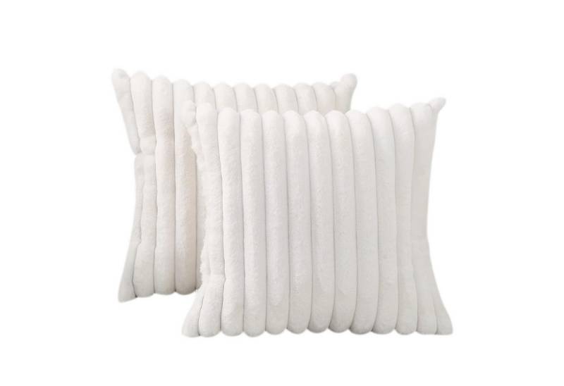 OKWISH Kissenbezüge 2er Set Kissenbezug Kissenhülle Kopfkissenbezug Kissen Bezug Weich, (2 Stück), 45x45 doppelseitige Sofakissen Couchkissen Schlafzimmer Reißverschluss von OKWISH