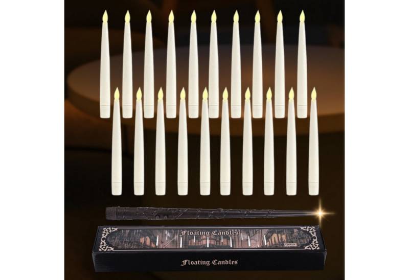OKWISH LED-Kerze LED Schwimmkerzen Weihnachtskerzen Dekoration Magic LED Kerzen Set (20 Stück Schwimmkerzen mit Zauberstab Keine Batterien enthalten, 20-tlg., mit Fernbedienung und Zauberstab 20 Stück Keine Batterien enthalten), Deko für Weihnachten Hochzeit Halloween oder besondere Feierlichkeiten OKWISH LED-Kerze LED Schwimmkerzen Weihnachtskerzen Dekoration Magic LED Kerzen Set (20 Stück Schwimmkerzen mit Zauberstab Keine Batterien enthalten, 20-tlg., mit Fernbedienung und Zauberstab 20 Stück Keine Batterien enthalten), Deko für Weihnachten Hochzeit Halloween oder besondere Feierlichkeiten von OKWISH