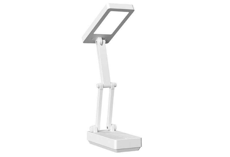 OKWISH LED Schreibtischlampe LED Nachttischlampe Tischlampe Tisch Lampe Leuchte Schlafzimmer Akku, 2400mAh eingebaute Batterie, LED fest integriert, 3 Farbtemperaturen, Touch-Steuerung 32 leds dimmbar 3 Farbtemperaturen 180° Faltbar von OKWISH