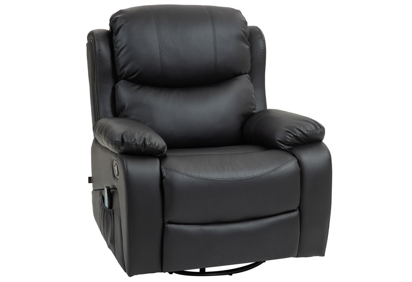 OKWISH Massagesessel mit Massagefunktion mit Liegefunktion (Elektrischer Massagesessel mit 8-Punkt-Funktion & Heizsystem – Drehbarer Relaxsessel bis 150 kg, Liegefunktion bis 168), mit Relaxfunktion von OKWISH