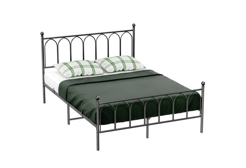 OKWISH Metallbett Metallbett Einzelbett Jugendzimmer mit Lattenrost ohne Martatze (1-tlg), 90x200cm Ohne-Matratze von OKWISH