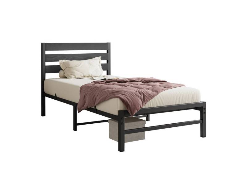 OKWISH Metallbett Modernes Design (Metallbett mit komfortablem Kopfteil, stabiler Konstruktion), perfekt für Erwachsene und Jugendliche von OKWISH