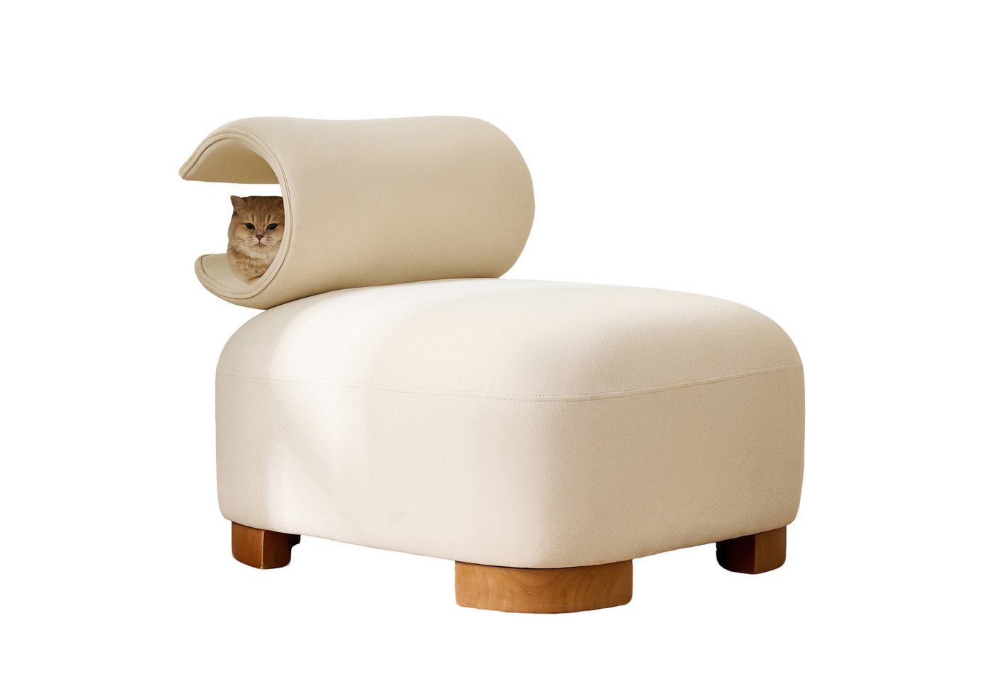 OKWISH Relaxsessel Mehrzweck-Sofa mit Katzenhöhle (Einsitzer-Sofa, Lounge-Sessel, 1-St., 79*69*64cm), kratzfestes Material, ergonomisches Design von OKWISH