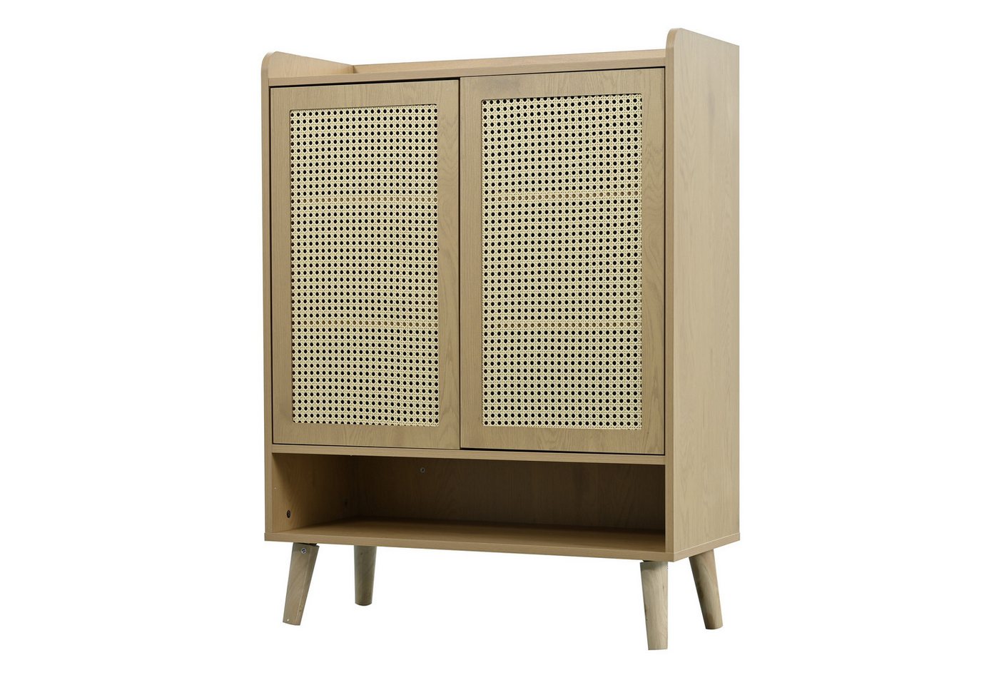 OKWISH Schuhschrank Kombination (Wohnzimmer Kombination,Schuhkommode mit Kippbehältern,Aufbewahrungs) Enthält zwei Schuhschränke von OKWISH