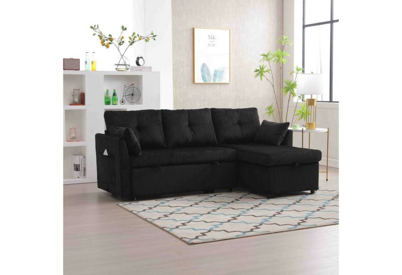 OKWISH Sofa Ecksofa L-förmiges modulares Sofa, mit umkehrbarer Chaiselongue Modulares Sofa Sectional Couch von OKWISH