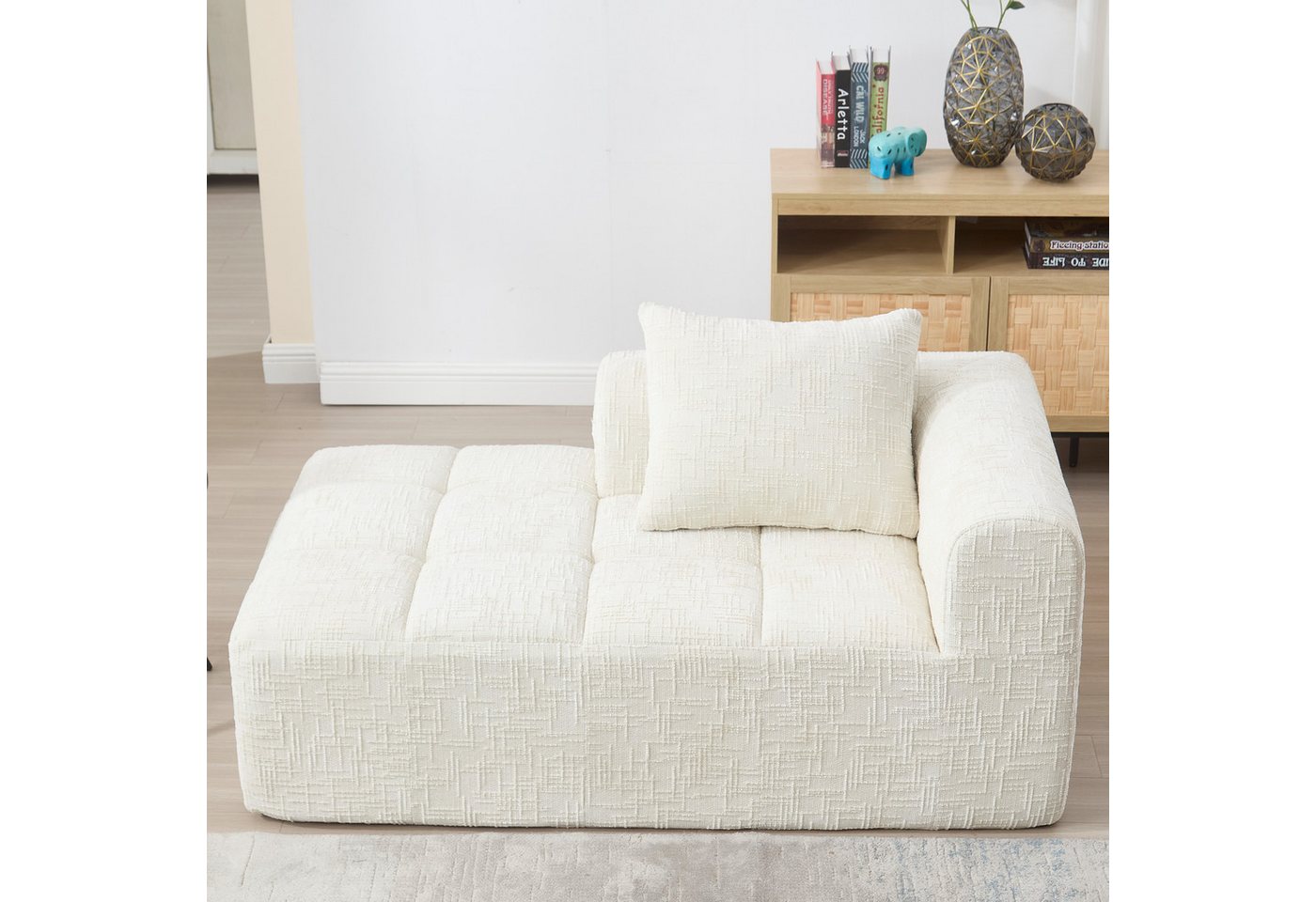 OKWISH Sofa Schlafsofa Kindersofa Loungesofa, Komfortables Chaise-Lounge-Sofa ohne Zusammenbau, Kuscheliges Polstersofa mit Seitentaschen, Kissen & Wolkenähnlichem Sitzgefühl, Ideal für Wohnzimmer & Schlafzimmer, Perfekt für Entspannung & Nickerchen OKWISH Sofa Schlafsofa Kindersofa Loungesofa, Komfortables Chaise-Lounge-Sofa ohne Zusammenbau, Kuscheliges Polstersofa mit Seitentaschen, Kissen & Wolkenähnlichem Sitzgefühl, Ideal für Wohnzimmer & Schlafzimmer, Perfekt für Entspannung & Nickerchen von OKWISH