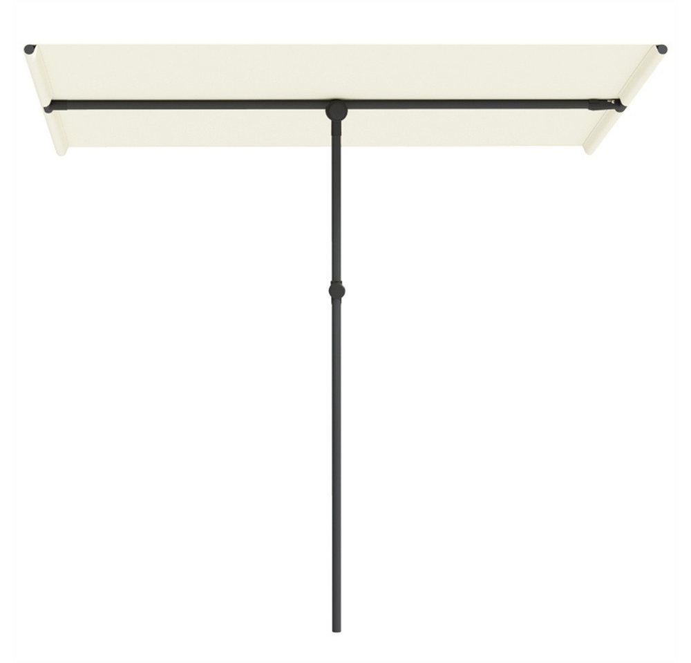 OKWISH Sonnenschirm Gartenschirm Balkonschirm Marktschirm, LxB: 205x150 cm, Sonnenschirm 180 Grad drehbar & höhenverstellbar, UV-Schutz 50+, Aluminium-Mast, Gartenschirm für Balkon & Terrasse, mit Kurbel OKWISH Sonnenschirm Gartenschirm Balkonschirm Marktschirm, LxB: 205x150 cm, Sonnenschirm 180 Grad drehbar & höhenverstellbar, UV-Schutz 50+, Aluminium-Mast, Gartenschirm für Balkon & Terrasse, mit Kurbel von OKWISH