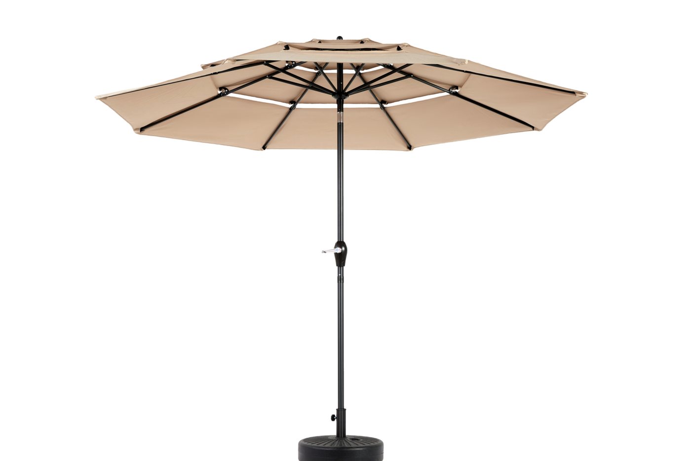 OKWISH Sonnenschirm doppelseitiger Sonnenschirm, LxB: 295x295 cm, Schirm, mit Kurbelmechanismus, UV-Schutz für Garten, Terrasse, Pool OKWISH Sonnenschirm doppelseitiger Sonnenschirm, LxB: 295x295 cm, Schirm, mit Kurbelmechanismus, UV-Schutz für Garten, Terrasse, Pool von OKWISH
