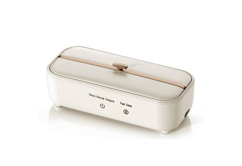 OKWISH Ultraschallreiniger Ultraschallreinigungsgerät Ultraschall Ultraschallgerät 45000Hz 350ML, Brillenreiniger für Brillen Schmuck Uhren Zahnprothesen Ringe Münze .. von OKWISH