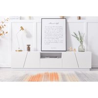 Okwish - Moderner TV-Schrank 170 cm. Diagonaler Patchwork-Stil. von OKWISH