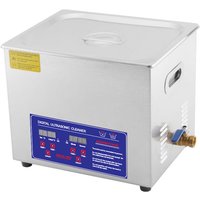 Ultraschallreiniger 10L Reiniger Ultraschall Ultrasonic Cleaner, Timing-Funktion, Heizung, mit Digitaler Anzeige für Schmuck Brillen und Zahnersatz von OKWISH