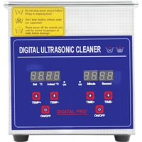 Okwish - Ultraschallreiniger 2L Reiniger Ultraschall Ultrasonic Cleaner, Timing-Funktion, Heizung, mit Digitaler Anzeige für Schmuck Brillen und von OKWISH