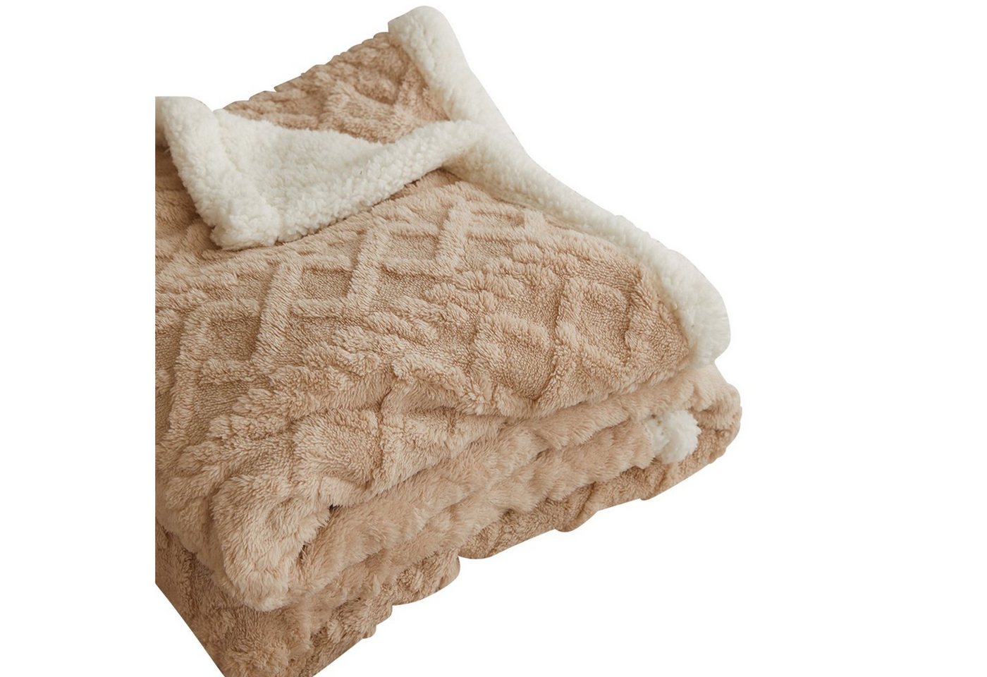 Wohndecke Kuscheldecke Überwurfdecke Decke Sofa Sofaüberwurf Sofadecke Couch, OKWISH, Winter Couchdecke Flauschig Fleecedecke Blanket Warm Dicke und Weich von OKWISH