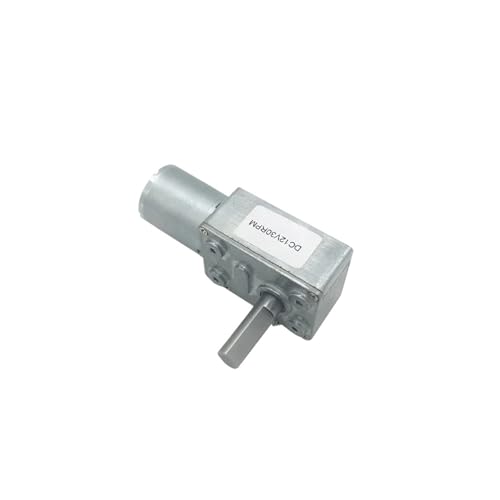 3 V 6 V 9 V 12 V 24 V DC Schneckengetriebemotor Bürstenmotor DC 25 MM Schaftlänge Selbstsperrender Elektromotor for Heimwerker JGY-370(Package A,210RPM_12V) von OKYIE