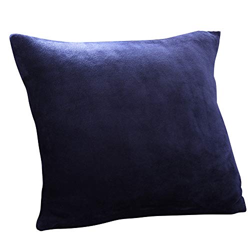 Okyuk Velvet Plush Stretch Pillow Cushion Cover Blue Color von OKYUK