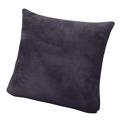 Okyuk Velvet Plush Stretch Pillow Cushion Cover Grey Color von OKYUK