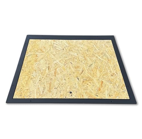 Bodentreppe/Revisionsklappe mit Wasserfester OSB-Platte – 1100 x 1100 mm – Sofort Begehbar – Laminatfähig – Hochwertig und Funktional Bodentreppe/Revisionsklappe mit Wasserfester OSB-Platte – 1100 x 1100 mm – Sofort Begehbar – Laminatfähig – Hochwertig und Funktional von OKtime hidden technology