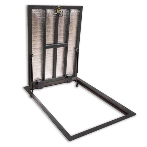 Schachtabdeckung 1000 mm x 700 mm Seitenscharniere - Bodenluke Schachtdeckel Revisionsschacht Kanalschacht von OKtime hidden technology