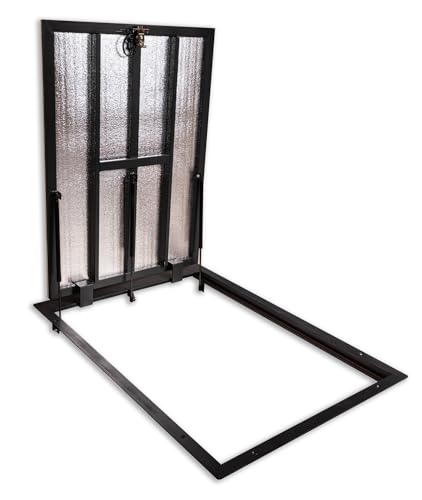 Schachtabdeckung 1200 mm x 800 mm Seitenscharniere - Bodenluke Schachtdeckel Revisionsschacht Kanalschacht von OKtime hidden technology
