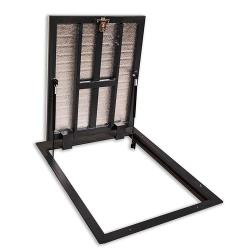 Schachtabdeckung 700 mm x 600 mm Seitenscharniere - Bodenluke Schachtdeckel Revisionsschacht Kanalschacht von OKtime hidden technology