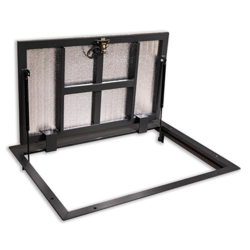 Schachtabdeckung 700 mm x 900 mm Seitenscharniere - Bodenluke Schachtdeckel Revisionsschacht Kanalschacht Schachtabdeckung 700 mm x 900 mm Seitenscharniere - Bodenluke Schachtdeckel Revisionsschacht Kanalschacht von OKtime hidden technology