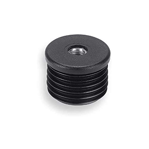 2 Gewindebuchsen Kunststoff, schwarz, mit verzinkter Stahlmutter, für Rundrohre 2 Gewindebuchsen Kunststoff, schwarz, mit verzinkter Stahlmutter, für Rundrohre von OL