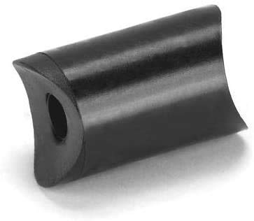 20 Satteldistanzstücke Unterlegscheiben Distanzstücke Rundrohre Kunststoff, schwarz (19 x 3 x 6,2 mm) von OL