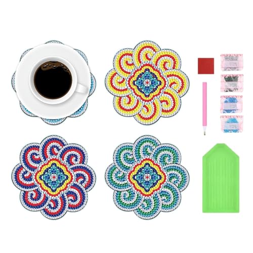 OLCANA Strass Untersetzer Set, Untersetzer mit Strass Tasse | Strass Untersetzer für Tisch | Tassenmatte mit Strass in Form von für Untersetzer OLCANA Strass Untersetzer Set, Untersetzer mit Strass Tasse | Strass Untersetzer für Tisch | Tassenmatte mit Strass in Form von für Untersetzer von OLCANA
