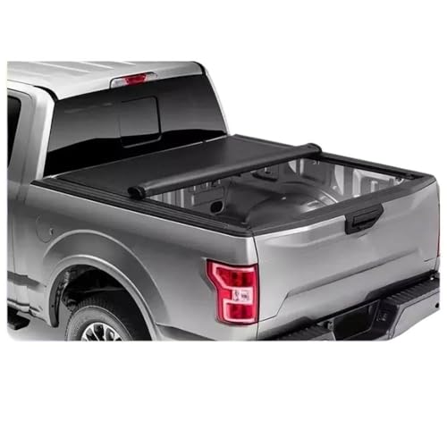 OLCYBDFC Pickup-Kofferraumdeckel, kompatibel mit Ford F-150, 6 1/2 FT Bett, Vinylmaterial, Rollladen, schnelle Montage, Tonneau-Abdeckung von OLCYBDFC