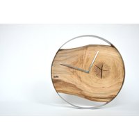 Loft Uhr-Große Eiche 40cm von OLDTREEdesign