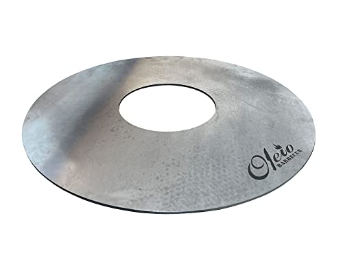 Oleio BBQ Design Feuerplatte | Grillring | Plancha | Grillplatte Ø70cm 5mm Grillrost Grillplatte für die Feuertonne oder Feuerschale von OLEIO
