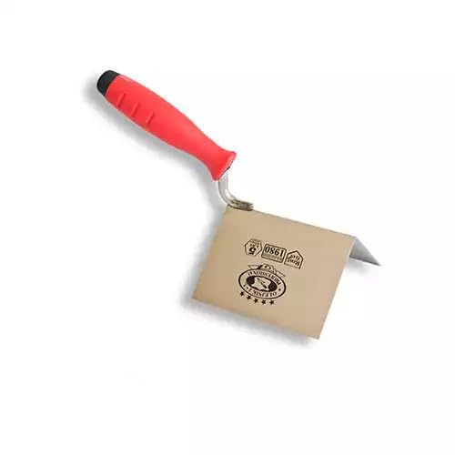 OLEJNIK J L PROFESSIONAL Edelstahl Außenkante Kelle 75x110 mm Zweikomponentengriff Mauerwerkzeug Profiqualität Handwerkzeug Edelstahlkelle Präzisionswerkzeug von OLEJNIK J L PROFESSIONAL