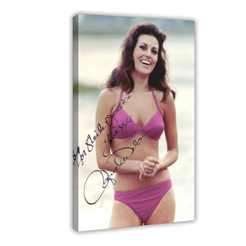 Poster "Schauspielerin Raquel Welch" (19) auf Leinwand, Schlafzimmer, Dekoration, Landschaft, Büro, Raumdekoration, Geschenk, 30 x 45 cm von OLFCESPP