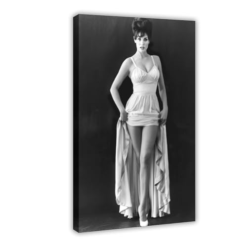 Poster "Schauspielerin Raquel Welch" (23) auf Leinwand, Schlafzimmer, Dekoration, Landschaft, Büro, Raumdekoration, Geschenk, 60 x 90 cm von OLFCESPP