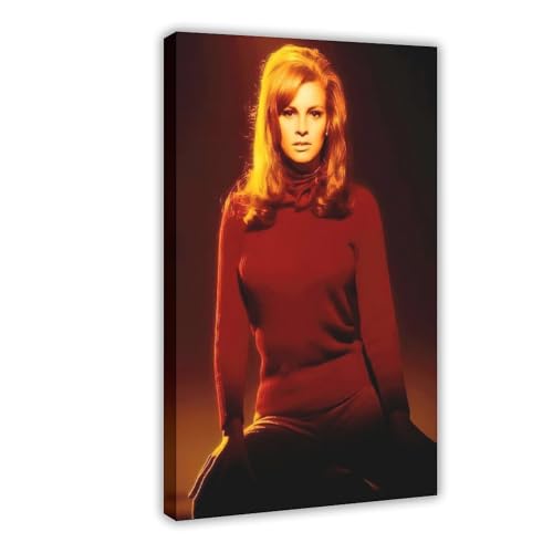 Poster "Schauspielerin Raquel Welch" (26) auf Leinwand, Schlafzimmer, Dekoration, Landschaft, Büro, Raumdekoration, Geschenk, 60 x 90 cm von OLFCESPP