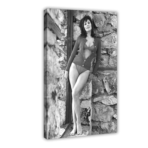 Poster auf Leinwand, Motiv: Schauspielerin Raquel Welch, Schlafzimmer, Landschaft, Büro, Raumdekoration, Geschenk, 20 x 30 cm, 25 Stück Poster auf Leinwand, Motiv: Schauspielerin Raquel Welch, Schlafzimmer, Landschaft, Büro, Raumdekoration, Geschenk, 20 x 30 cm, 25 Stück von OLFCESPP