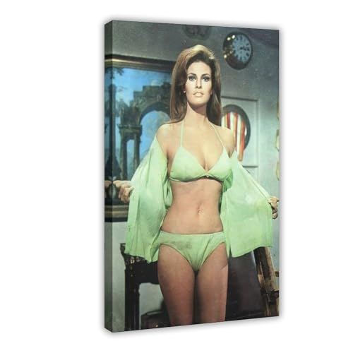 Poster auf Leinwand, Motiv: Schauspielerin Raquel Welch, Schlafzimmer, Landschaft, Büro, Raumdekoration, Geschenk, 20 x 30 cm, 3 Stück Poster auf Leinwand, Motiv: Schauspielerin Raquel Welch, Schlafzimmer, Landschaft, Büro, Raumdekoration, Geschenk, 20 x 30 cm, 3 Stück von OLFCESPP