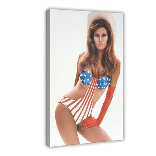 Poster auf Leinwand, Motiv: Schauspielerin Raquel Welch, Schlafzimmer, Landschaft, Büro, Raumdekoration, Geschenk, 60 x 90 cm, 12 Stück Poster auf Leinwand, Motiv: Schauspielerin Raquel Welch, Schlafzimmer, Landschaft, Büro, Raumdekoration, Geschenk, 60 x 90 cm, 12 Stück von OLFCESPP
