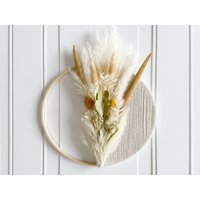 Getrocknete Blumen Makramee Kranz von OLFstudio