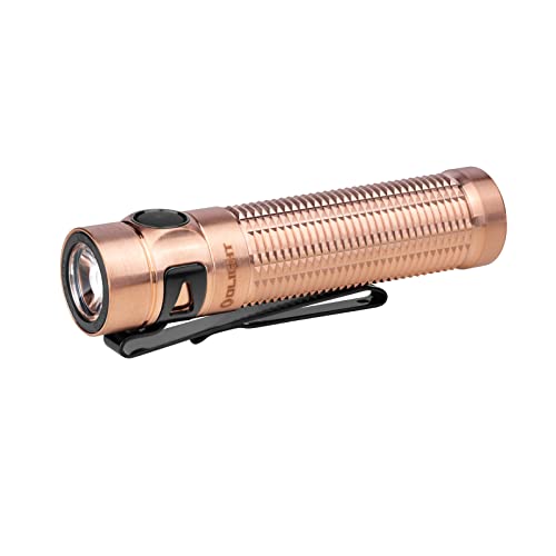 OLIGHT Baton 3 Pro Kaltes Weiß LED Taschenlampe, Extrem Hell 1500 Lumen 175 Meter USB Aufladbare Taschenlampe mit 6 Lichtmodi, 120 Tage Leuchtdauer IPX8 Wasserdicht Tragbare Taschenlampe (Cu) von OLIGHT