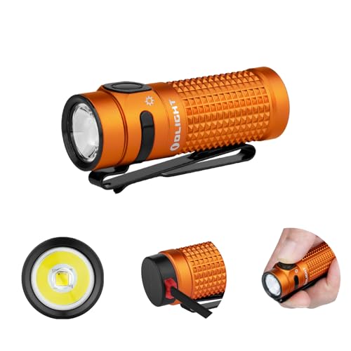 OLIGHT Baton 4 LED kleine Taschenlampe wiederaufladbare bis zu 1300 Lumen, 170 Meter Leuchtweite Superhelle mini Handlampe mit 6 Modi, 30 Tage Laufzeit stark Flashlight IPX8 für Alltag Orange OLIGHT Baton 4 LED kleine Taschenlampe wiederaufladbare bis zu 1300 Lumen, 170 Meter Leuchtweite Superhelle mini Handlampe mit 6 Modi, 30 Tage Laufzeit stark Flashlight IPX8 für Alltag Orange von OLIGHT