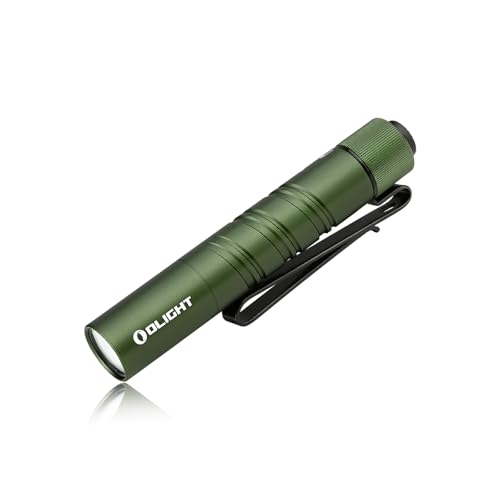 OLIGHT I3T 2 OD Mini Taschenlampe 200 Lumen Kompakte Helle Licht mit beidseitigem Taschenclip, 2 Lichtmodi AAA-Batterie OD Grün von OLIGHT