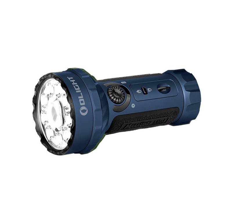 OLIGHT LED Taschenlampe Marauder Mini High Performance LED Torch with RGB Function, 7000 Lumen 600 Meter, Wiederaufladbar, mit Strahler und Flutlich von OLIGHT