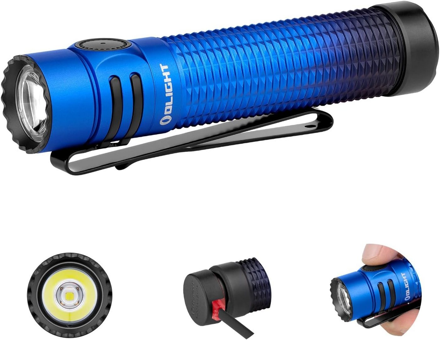 OLIGHT LED Taschenlampe Olight Warrior Mini 3 Taktische EDC Taschenlampe von OLIGHT