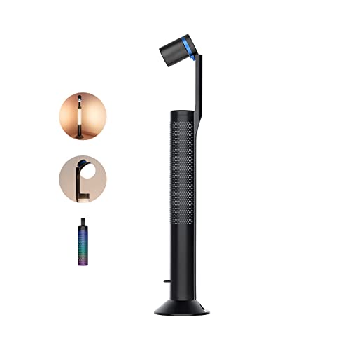 OLIGHT Olamp Nightour Tischlampe, Saugnapf-Basis, warmweißes Licht (8-60 Lumen) geeignet zum Lesen 12 RGB-LED Design schafft die benutzerdefinierte Lichtfarbe von OLIGHT