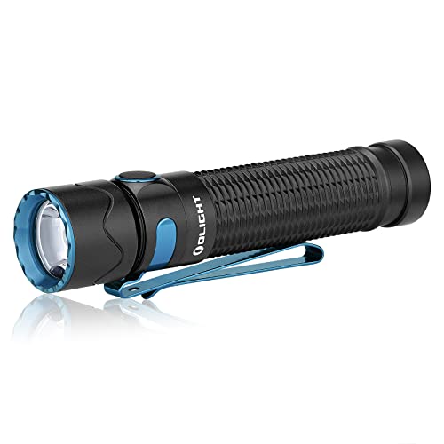 OLIGHT Warrior Mini2 LED Taschenlampe 1750 Lumen, 220 Reichweite, Bis Zu 45 Tage Laufzeit, 5 Beleuchtungsmodi, EDC Wiederaufladbare Taktische Taschenlampe, für Camping, Abenteuer，Notfälle (Schwarz) von OLIGHT